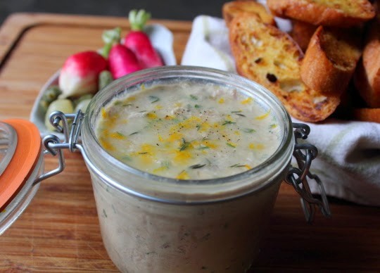Duck rillettes