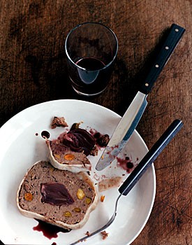 Duck terrine with wine-glazed shallots recipe | Eat Your Books