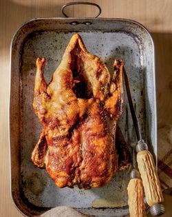 Duck with apples and Calvados
