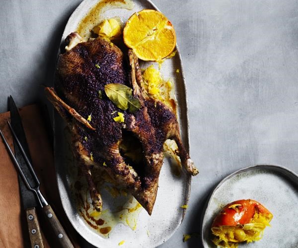 Duck with orange and quatre épices