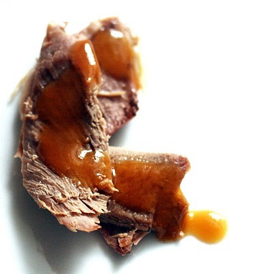Duck with orange-five spice sauce