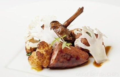 Duck with tamarind and cauliflower