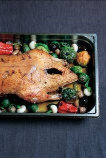 Duck with turnips and other vegetables (Canard aux navets et autres légumes)