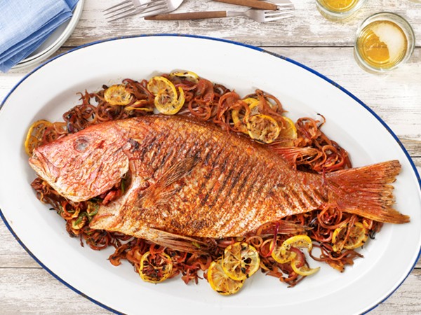 Duff's Spanish-style grilled fish