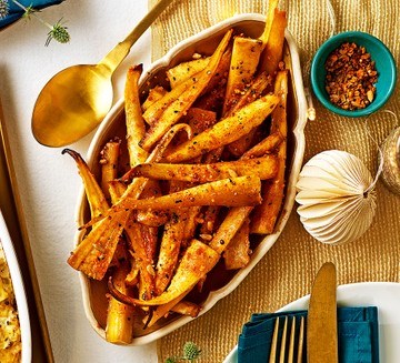Dukkah parsnips