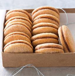 Dulce de leche and cinnamon sandwich cookies