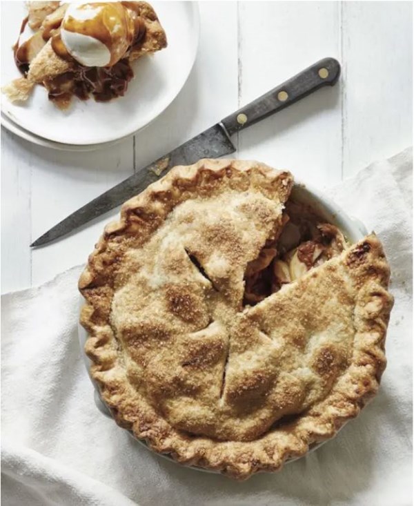 Dulce de leche apple pie