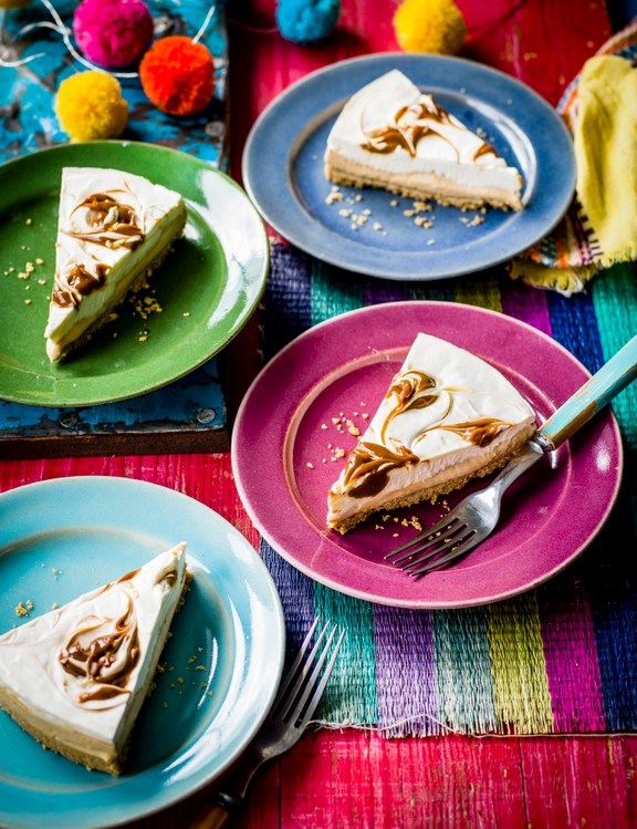 Dulce de leche cheesecake