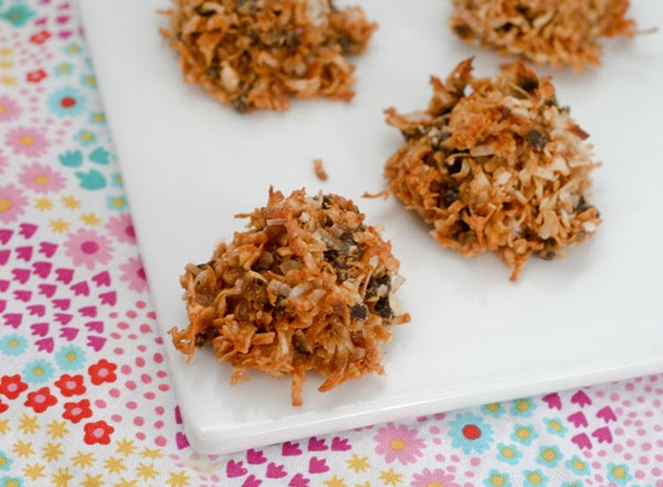 Dulce de leche chocolate chip coconut macaroons