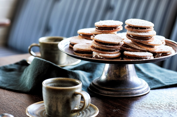 Dulce de leche cookies (Alfajores)