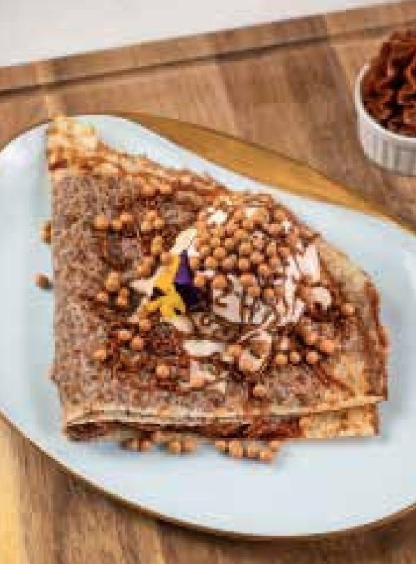 Dulce de leche crêpe