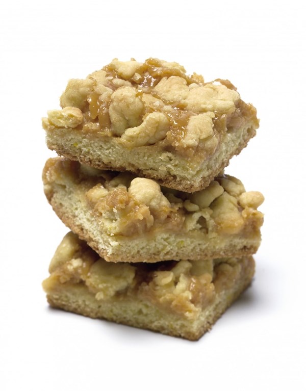 Dulce de leche crumb bars