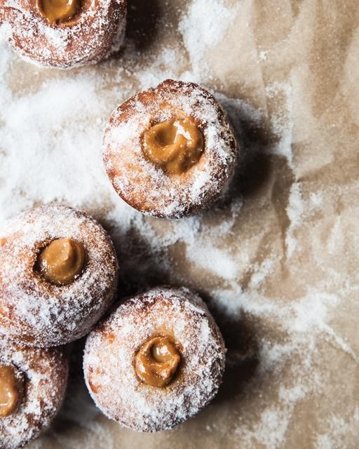Dulce de leche donuts