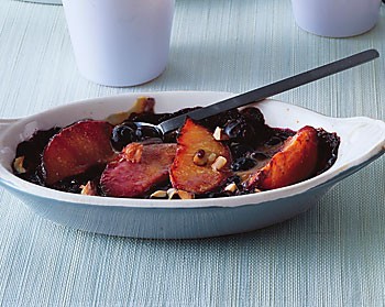 Dulce de leche fruit gratin