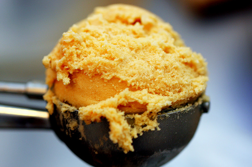 Dulce de leche ice cream