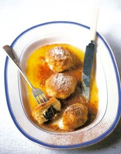 Dumplings with prunes (Canederli con prugne)