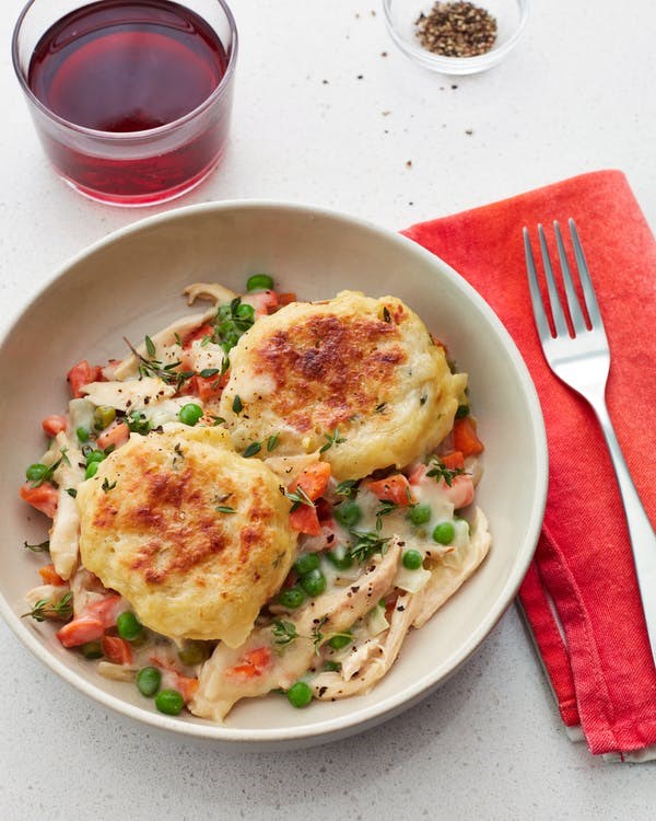 Dutch oven chicken pot pie