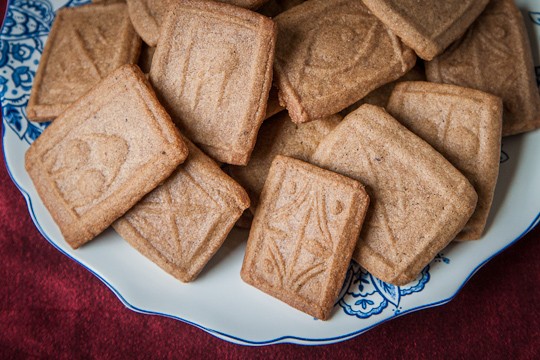 Dutch speculaas cookies (sometimes spelled speculoos, otherwise known as Dutch windmill or Biscoff cookies)