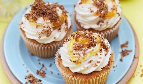 Earl Grey breakfast cupcakes