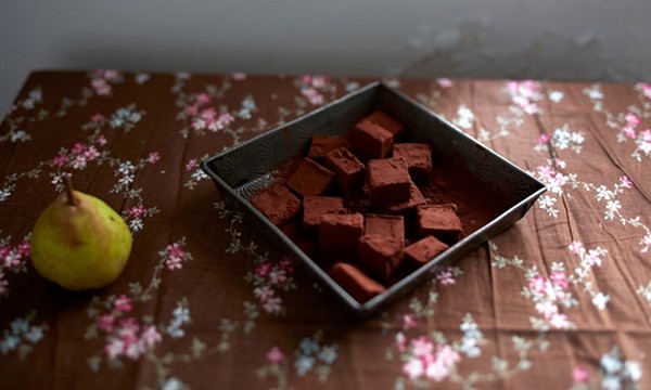 Earl Grey chocolate truffles