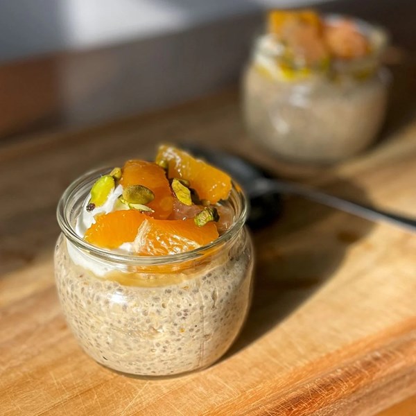 Earl Grey overnight oats