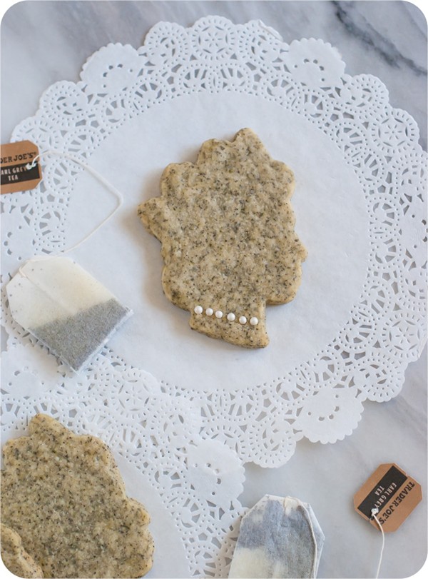 Earl Grey shortbread cookies
