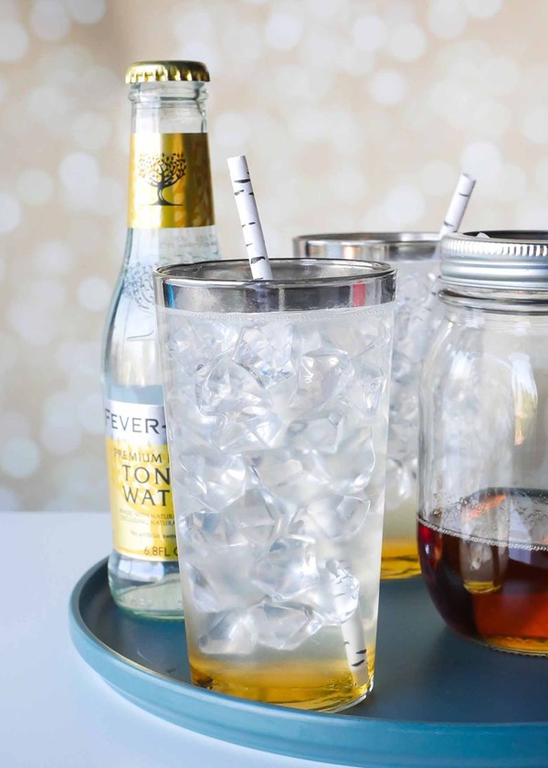 Earl Grey tea and tonic