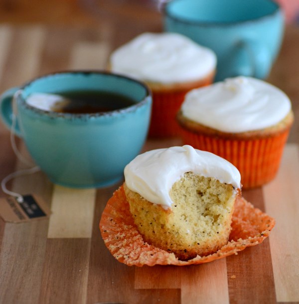 Earl Grey tea cupcakes