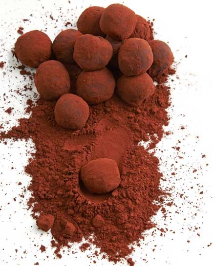 Earl Grey tea-infused chocolate truffles