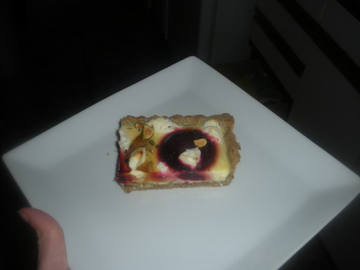 Earthy but elegant beet tart