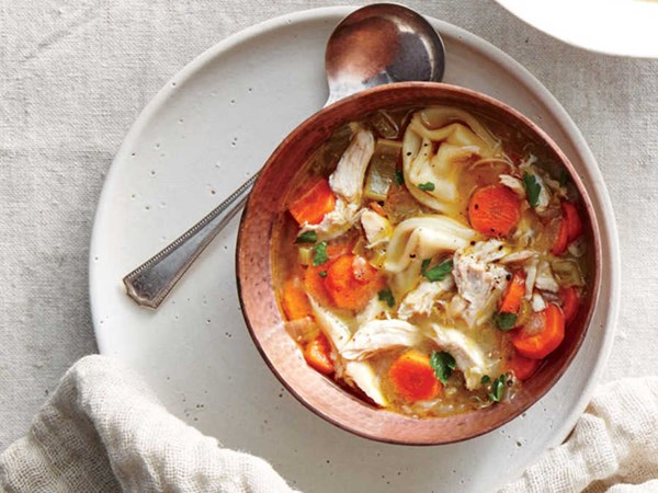 Easier chicken noodle soup