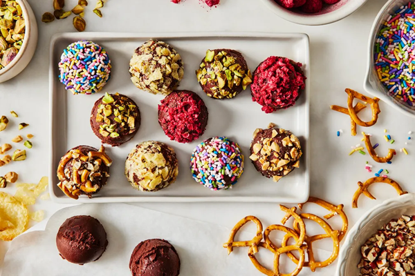 Easier chocolate truffles