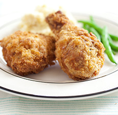 Easier fried chicken
