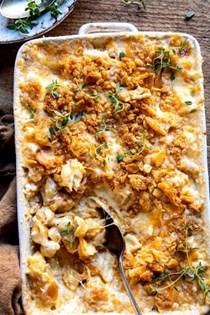 Easiest no-boil Brie mac and cheese