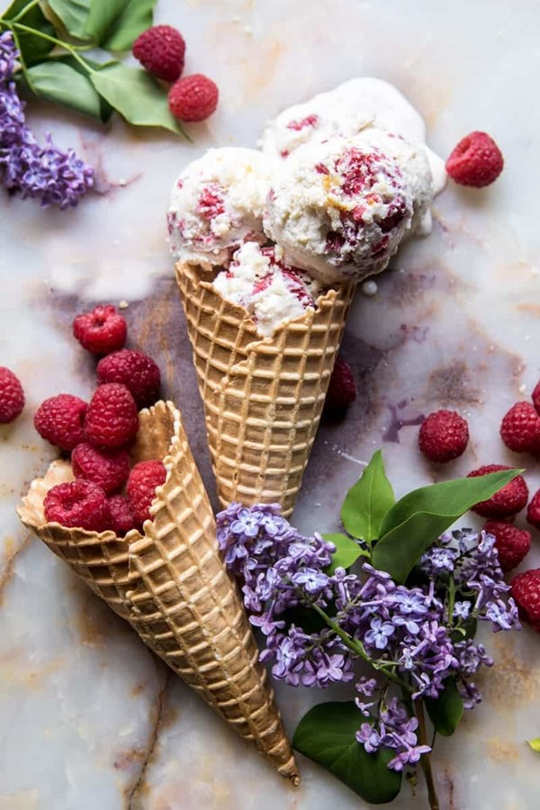 Easiest raspberry shortcake ricotta ice cream