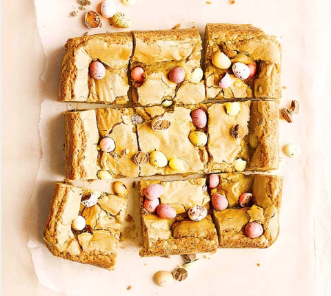 Easter blondies