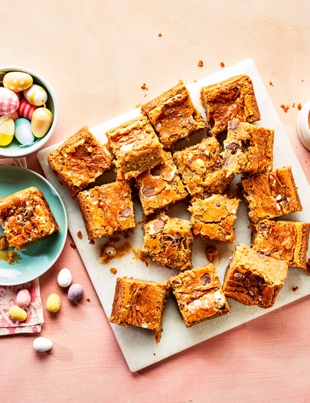 Easter blondies