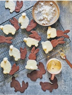 Easter bunny biscuits
