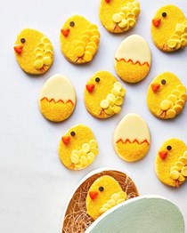 Easter chick cookies