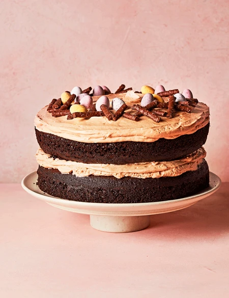 Easter chocolate and olive oil cake