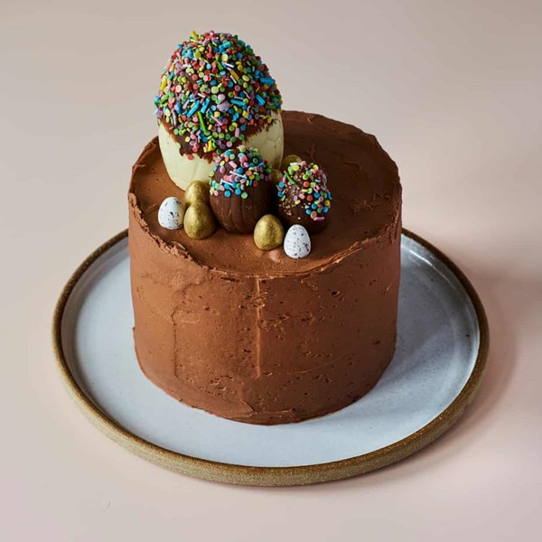 Easter egg cake