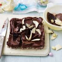 Easter egg fridge cake