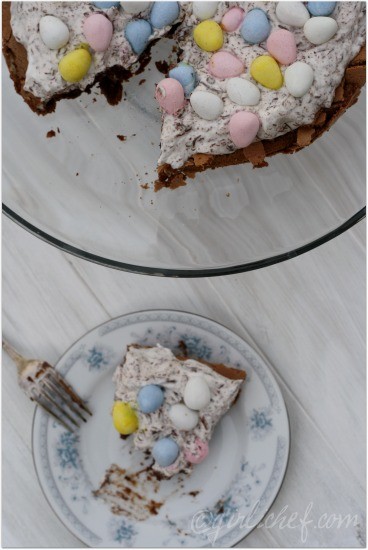 Easter egg nest cake