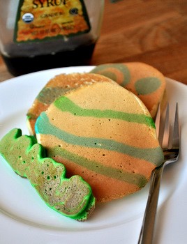 Easter egg pancakes