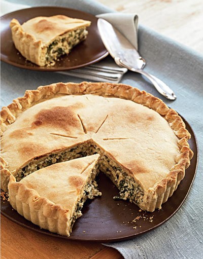 Easter Swiss chard and ricotta pie