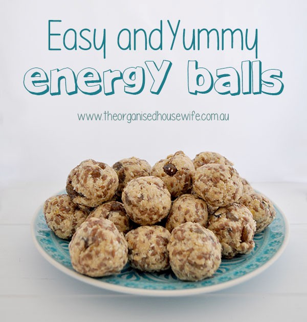 Easy & yummy energy balls