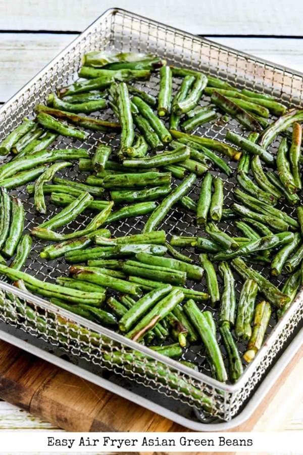 Easy air fryer Asian green beans