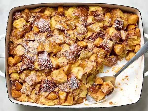 Easy apple bread pudding 