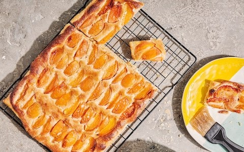 Easy apricot and almond tart