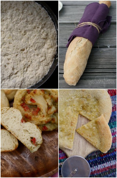 Easy artisan dough (master recipe #1) : no-knead
